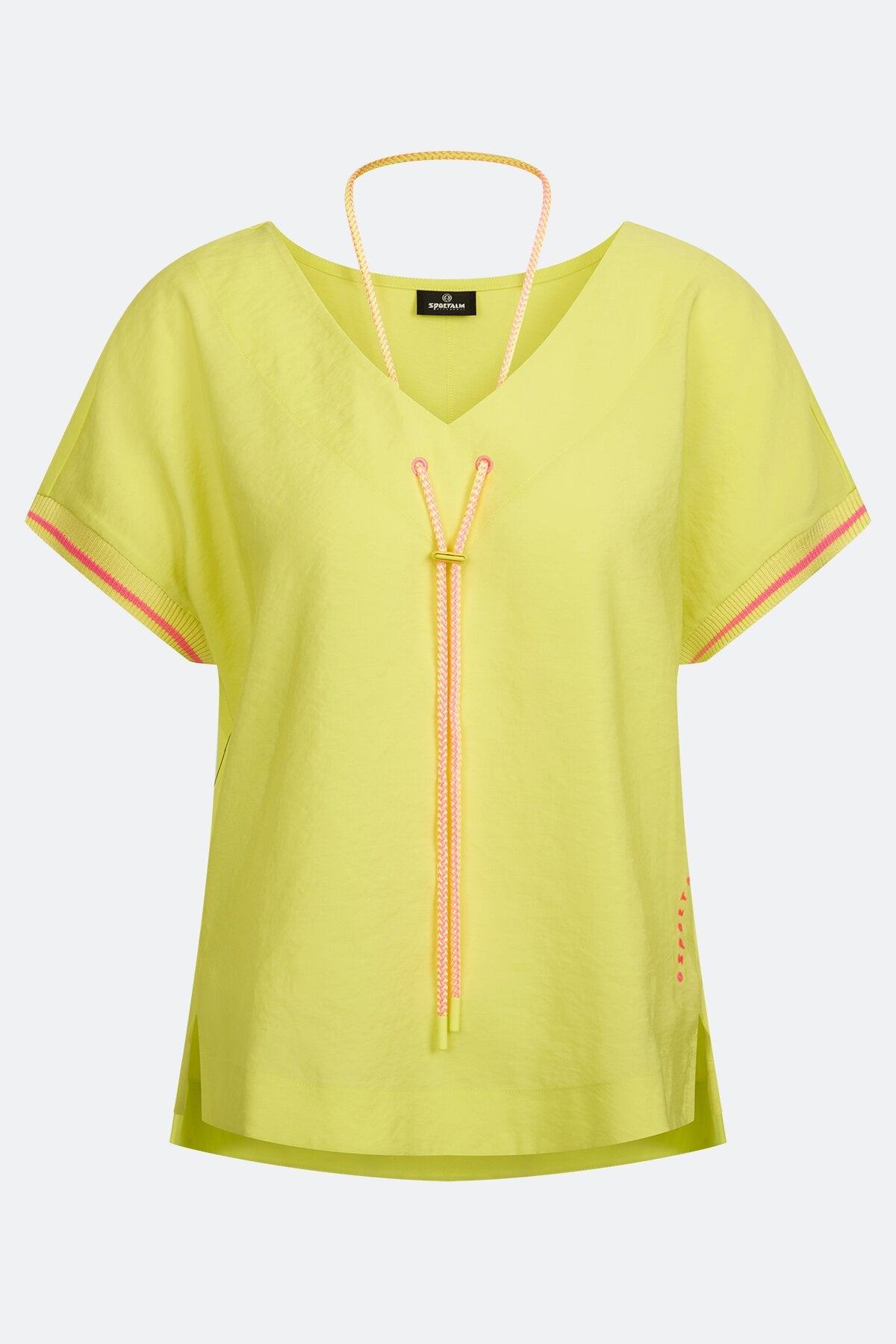 T-Shirt with Contrasting Cord