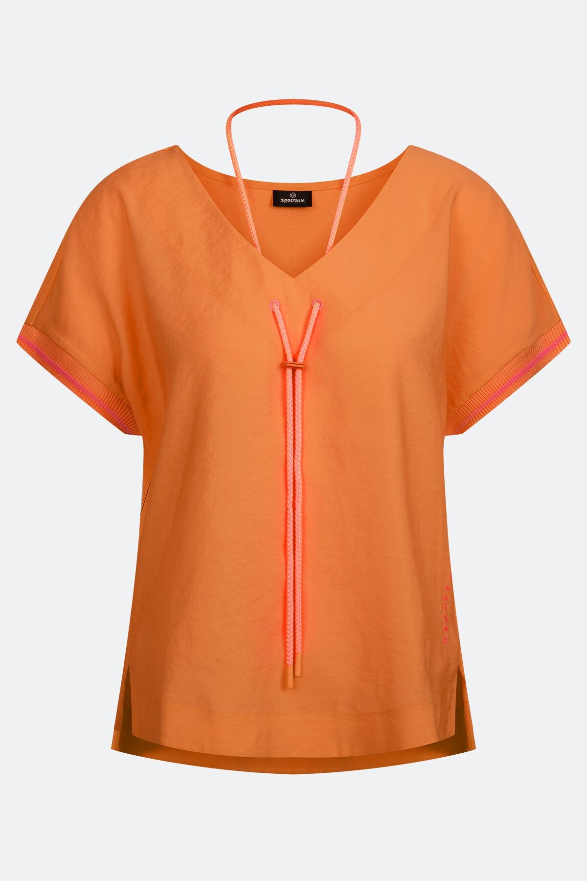 T-Shirt with Contrasting Cord