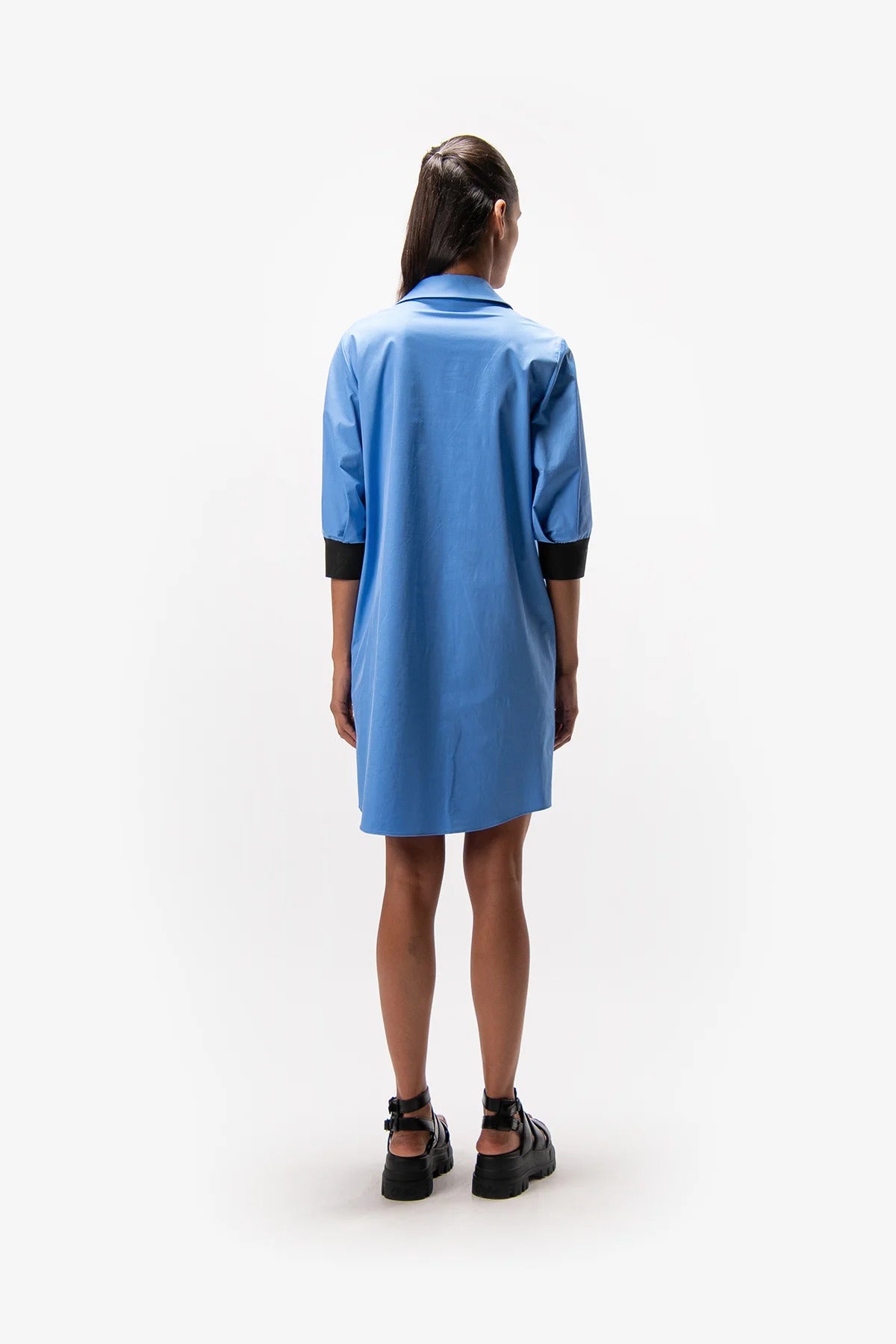 V-Neck Shirt Dress