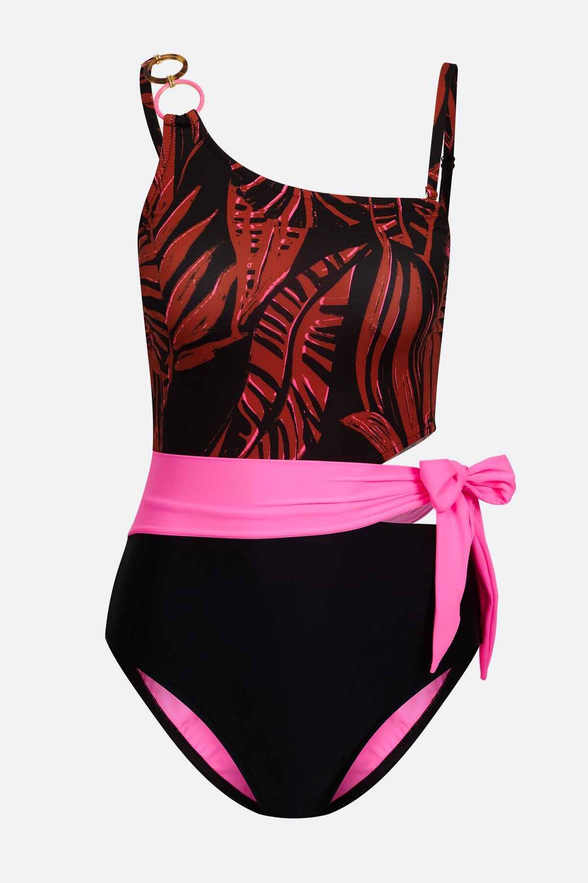 Swimsuit with Cut-Out at the Waist