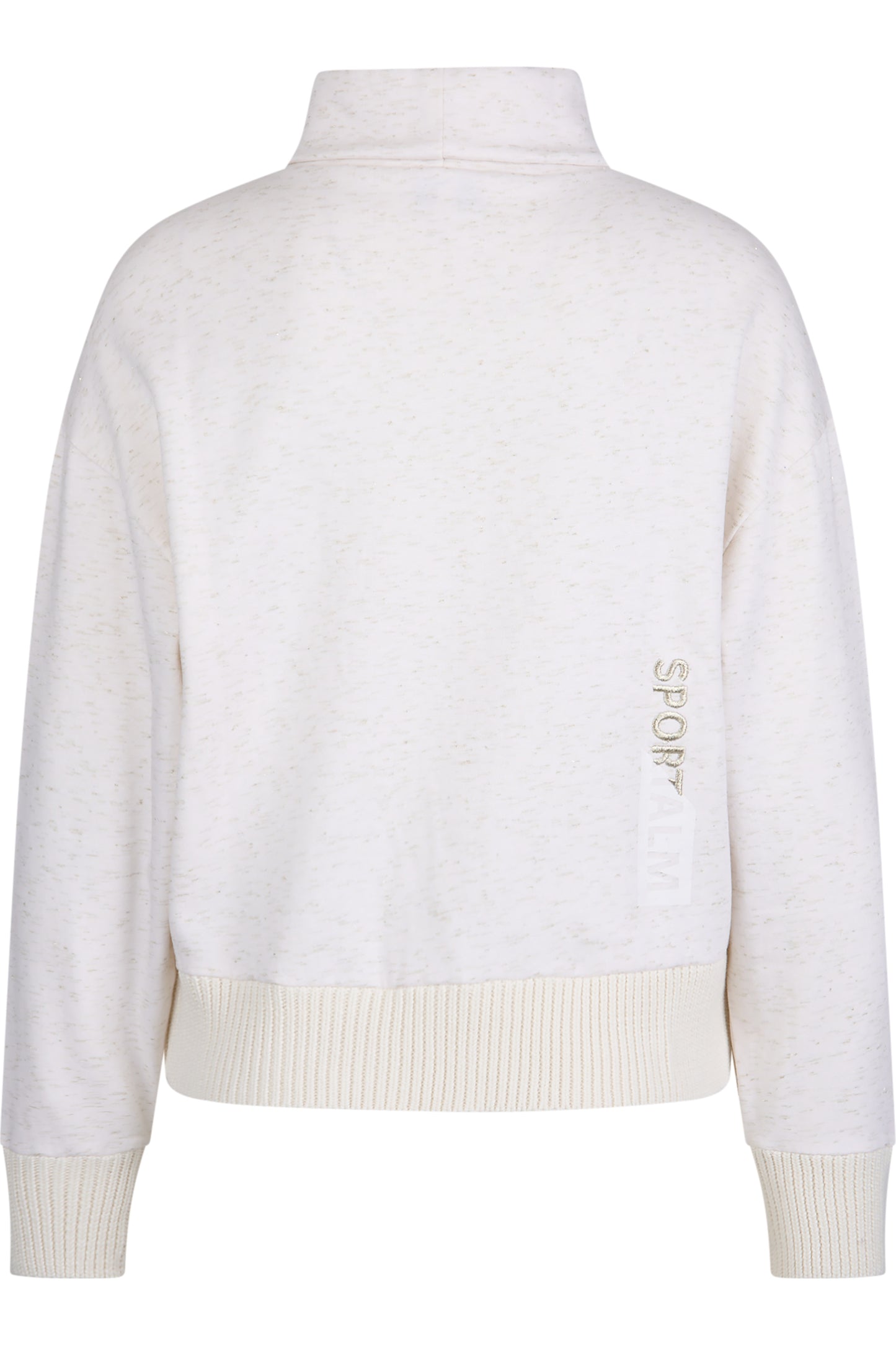 Sweatshirt with Stand-up Collar