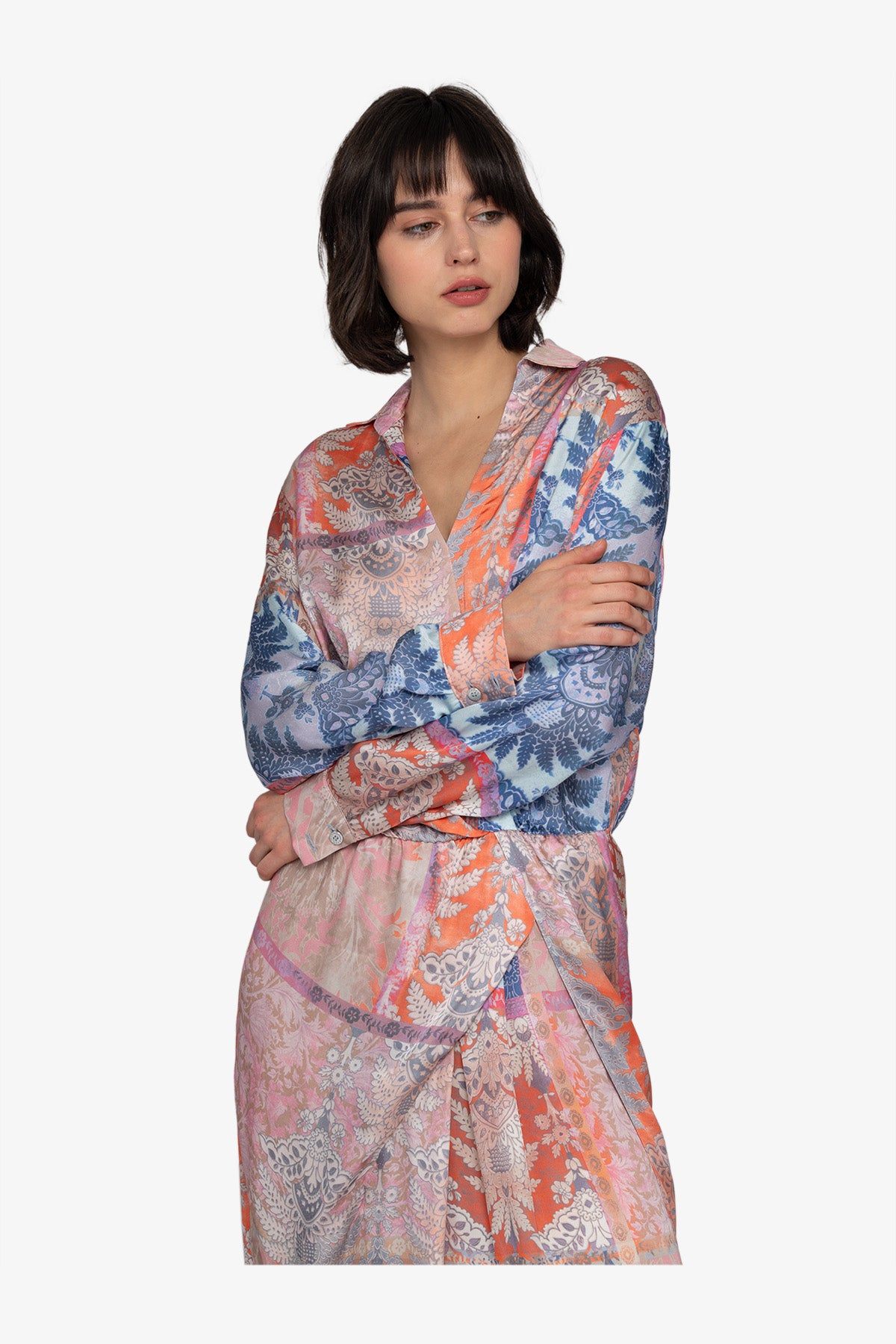 Shirt Dress with Print