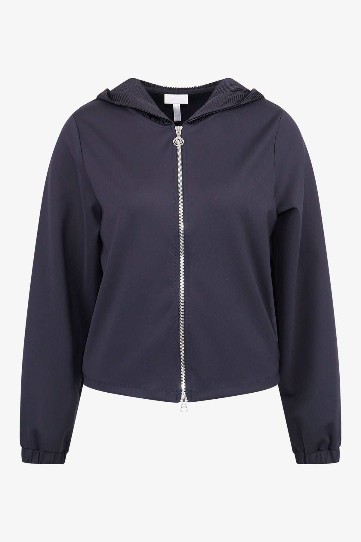 Sweat Jacket with Stand-up Collar