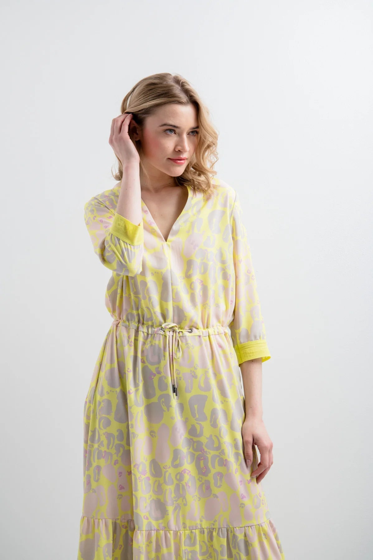 Shirt Dress with All-Over Print