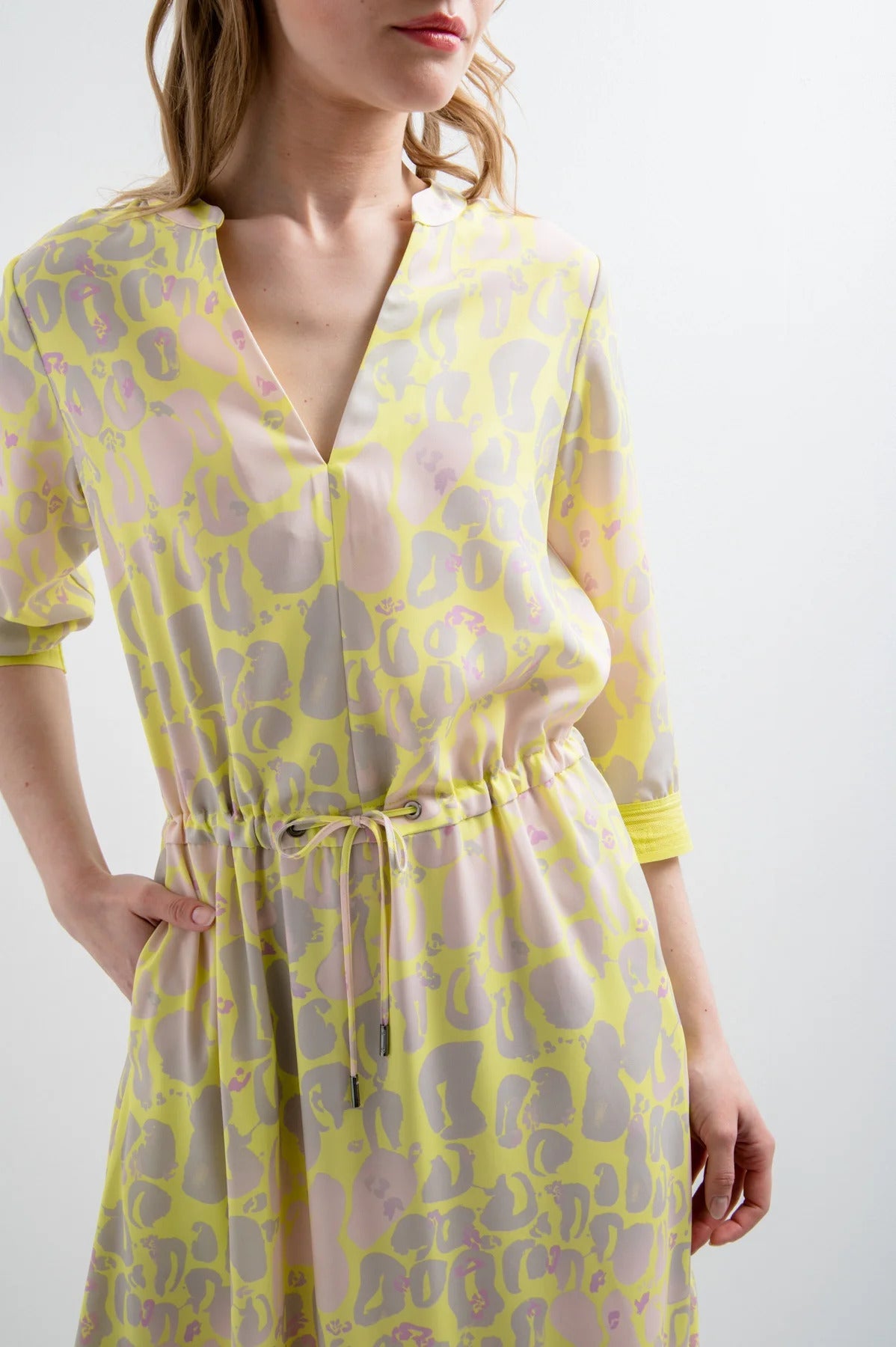 Shirt Dress with All-Over Print