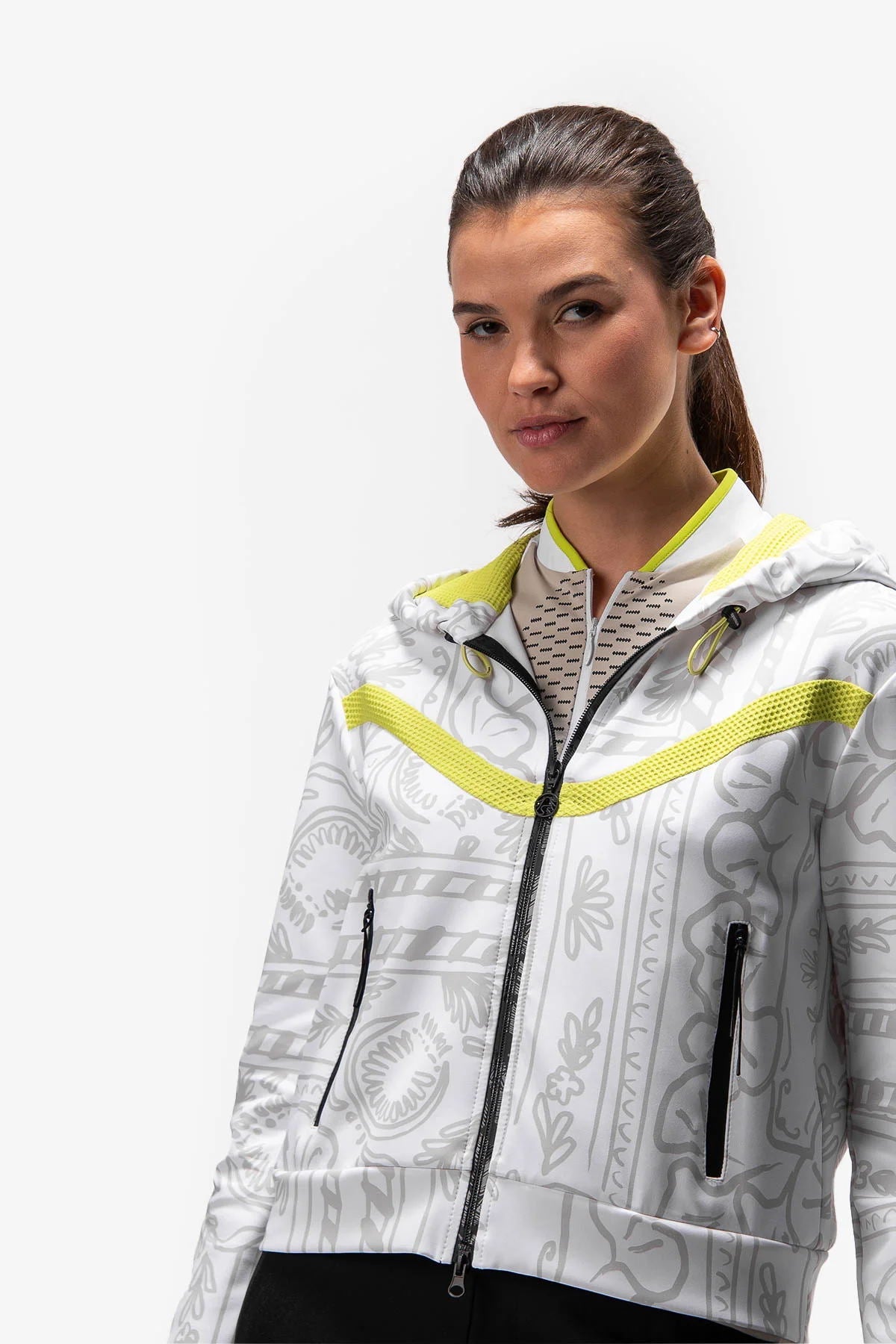 Sporty Hooded Jacket