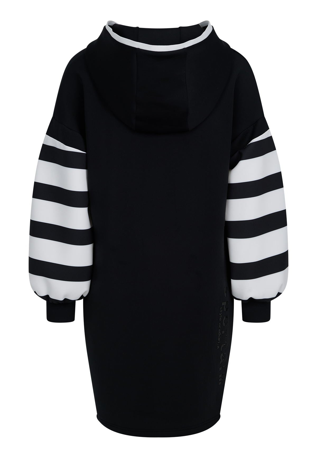 Striped Dress with Hood