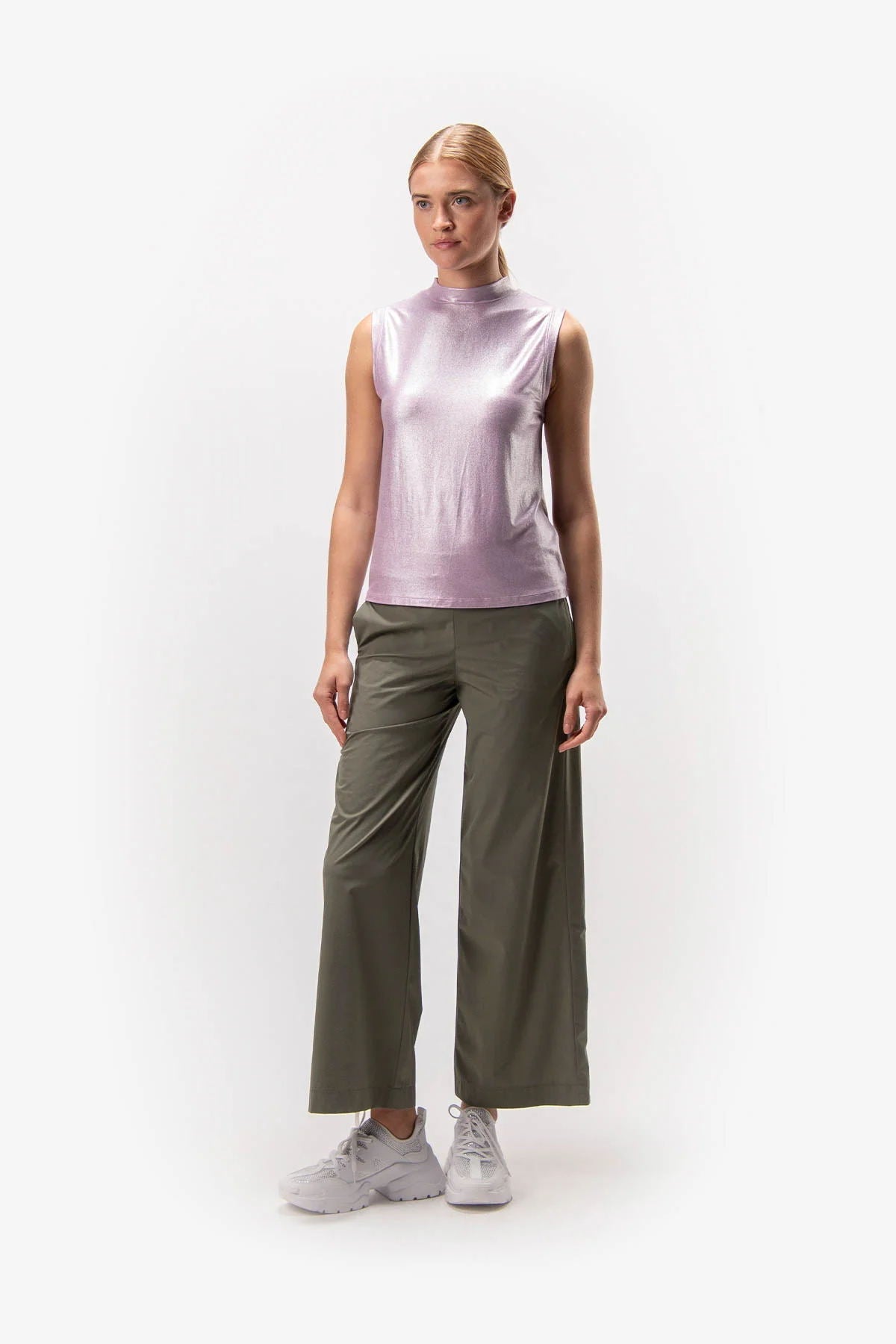 Wide Stretch Trousers