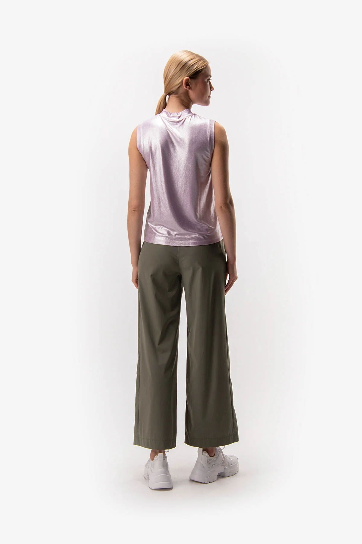 Wide Stretch Trousers